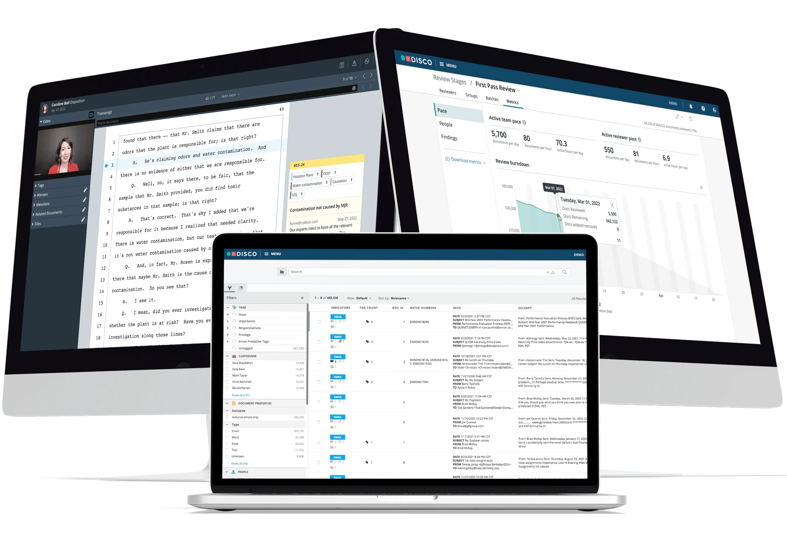 Learn more about how DISCO can solve your ediscovery challenges.
